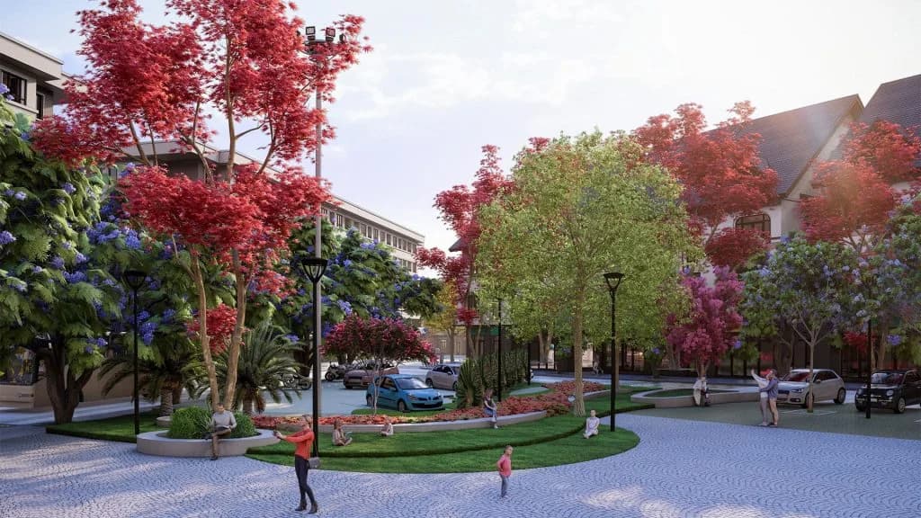 Cảnh quan xanh EcoPalace Đắk Lắk