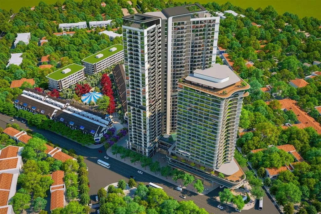 Phối cảnh tổng thể dự án EcoPalace Đắk Lắk Đắk Lắk