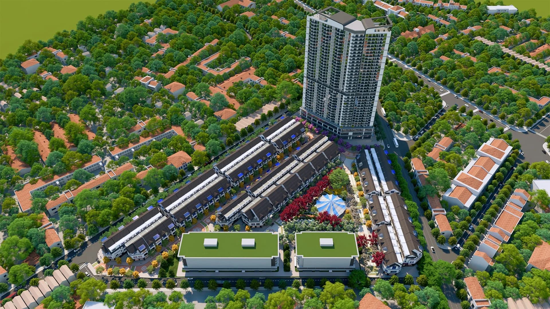 Phối cảnh toàn thể EcoPalace Đắk Lắk